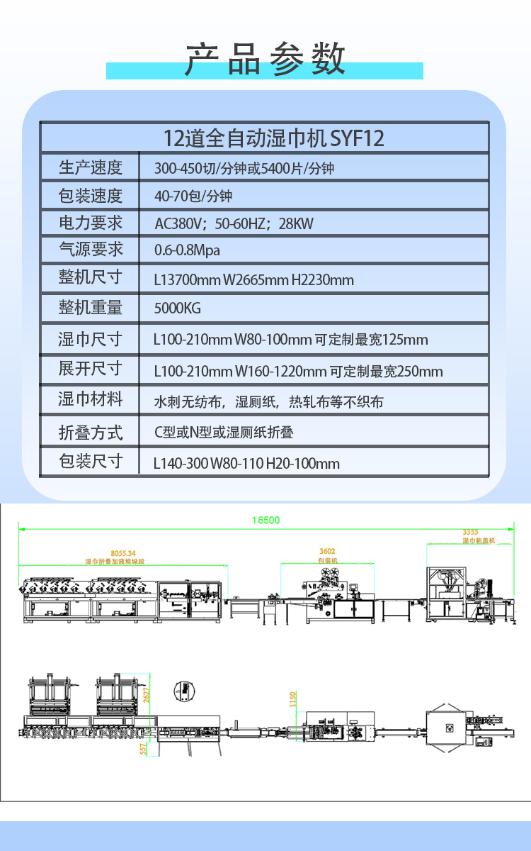 12道濕巾機 12道濕巾機