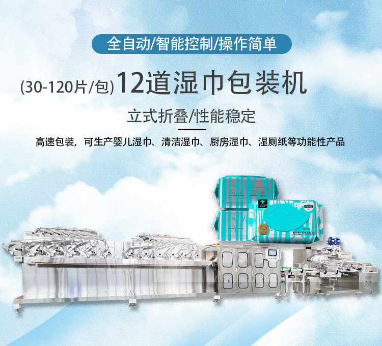 30-120片12道濕巾機 30-120片12道濕巾機